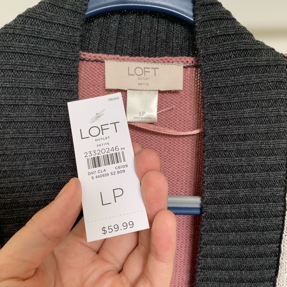 NWT Loft Women's Cardigan Sweater - Picture 3 of 4